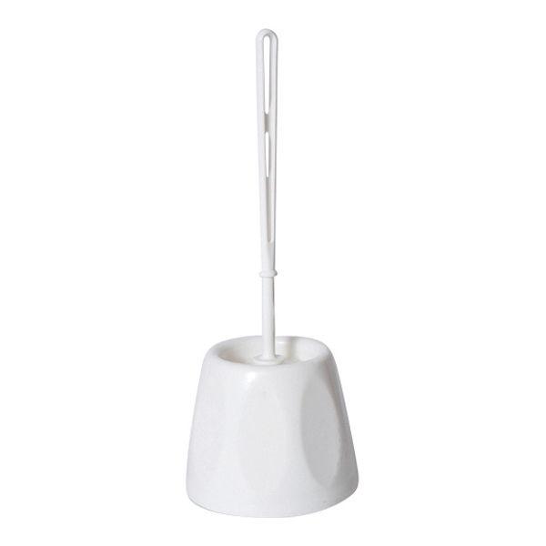 OPEN TOILET BRUSH WITH HOLDER