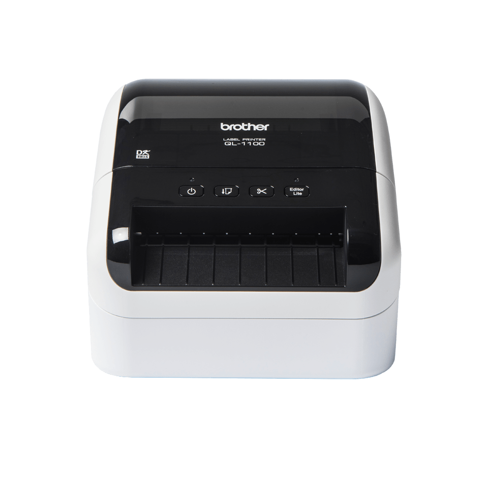 QL-1100 wide format shipping barcode label printer