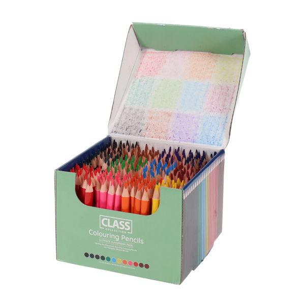 Ormond Class Collection Box of 216 Colouring Pencils - Asst