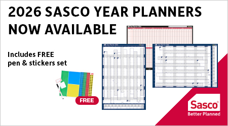 Sasco 2026 Year Planners \u2013 Now Available with Free Pen & Stickers