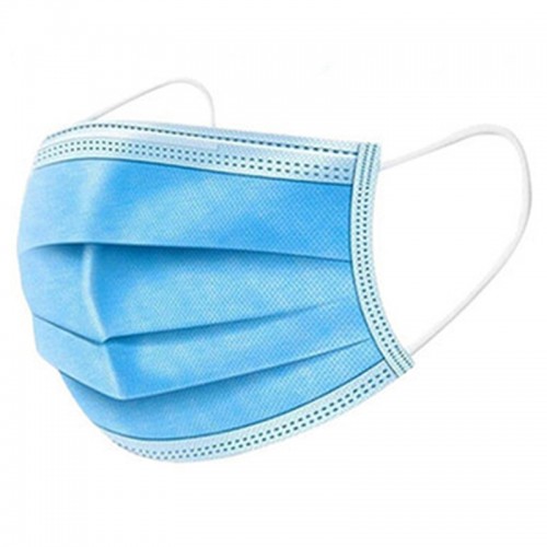 Medical Face Masks Blue 3 Ply CE Certified Pk 50