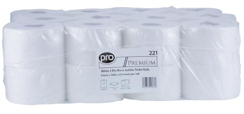 Sirius Ecoroll Micro Mini Toilet Roll Wht 120m MM120R PK24