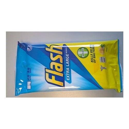 *Price Drop* Flash All Purpose Antibacterial Wipes - 48 wipes per pack - Case of 8 packs (384 wipes) - IN STOCK