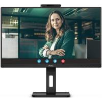 AOC 24" FHD IPS Monitor 24P3QW with Webcam, Speakers & USB Hub – Height Adjustable