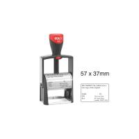 COLOP Classic 2600 – Metal Self-Inking Stamp, 57×37 mm (Replaces Solid 65)