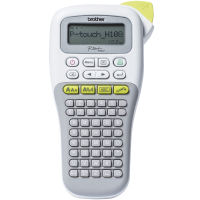 Brother P-touch PT-H108G – Portable TZe Label Maker (3.5–12 mm) with Text Preview & Starter Tape PTH108