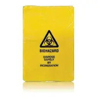 Clinical Waste Sacks Yellow 26x44 (200)