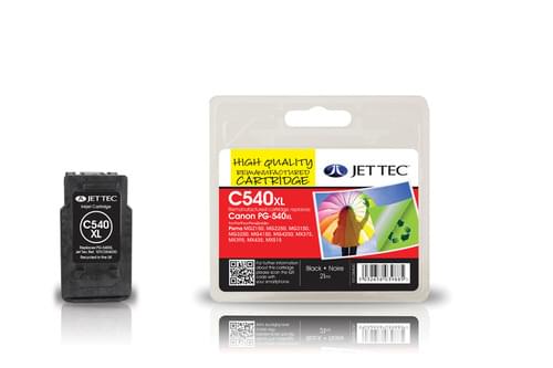 Jettec Remanufactured Canon PG540XL Inkjet Cartridge (C540BXL)