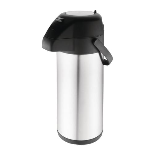 Olympia Pump Action Airpot Stainless Steel Push Button - 3Ltr 101.4fl oz