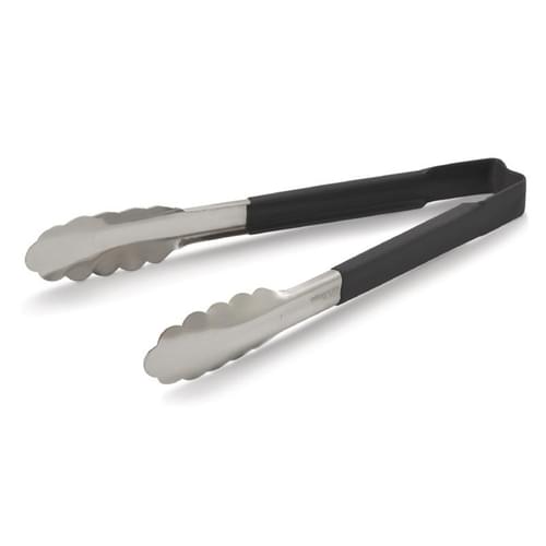 Vollrath Black Utility Grip Kool Touch Tong - 241mm