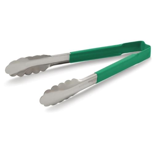Vollrath Green Utility Grip Kool Touch Tong - 241mm