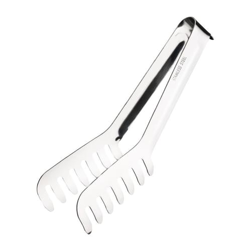 Vogue Spaghetti Tongs St/St - 195mm 8"
