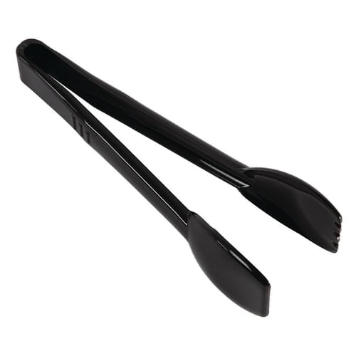 Vogue Food Tongs Black - 230mm 9"