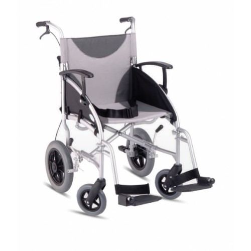 Lightweight Aluminium Transit Wheelchair 18"-46cm Seat Width