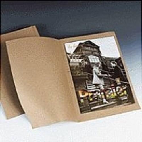Recycled Economy Square Cut Folders Buff x 100
