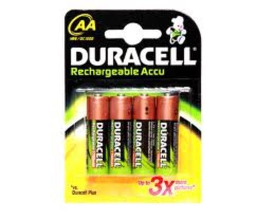 Duracell Rechargeable AA Batteries x 4