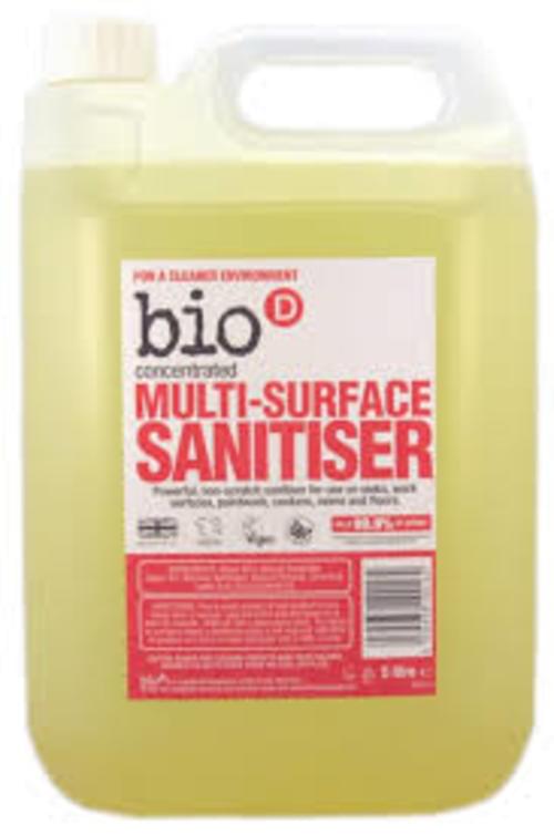Bio D Multi Surface Sanitiser 5litre - ONLY 1 LEFT IN STOCK