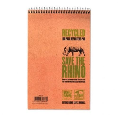 Save The Rhino Recycled Reporters NotePad Single
