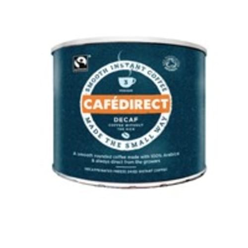 Cafe Direct Fairtrade Decaffeinated Coffee Granules 500g Tin