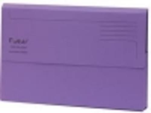 Guildhall Forever Recycled Bright Manilla Wallet Pack of 25 Purple