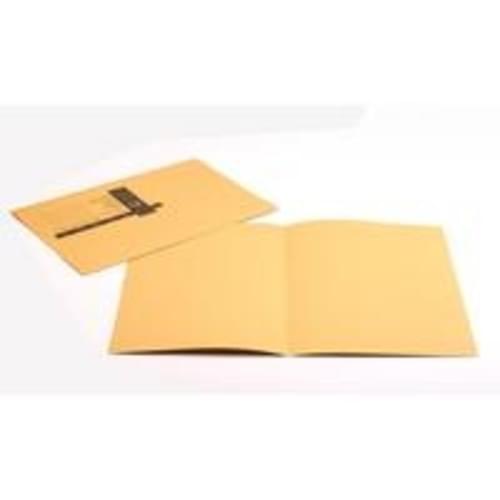 Recycled Square Cut Yellow Folders