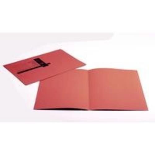 Recycled Square Cut Red Folders x 100