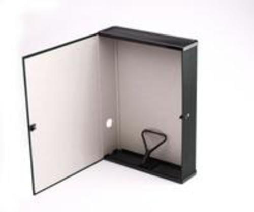 Recycled Box File Black 5 Pack