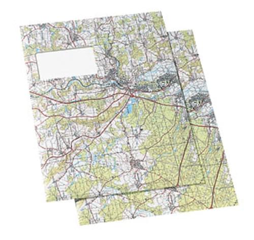Map Outside C4 Window envelopes Pack 25