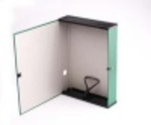 Recycled Box File Green 5 Pack