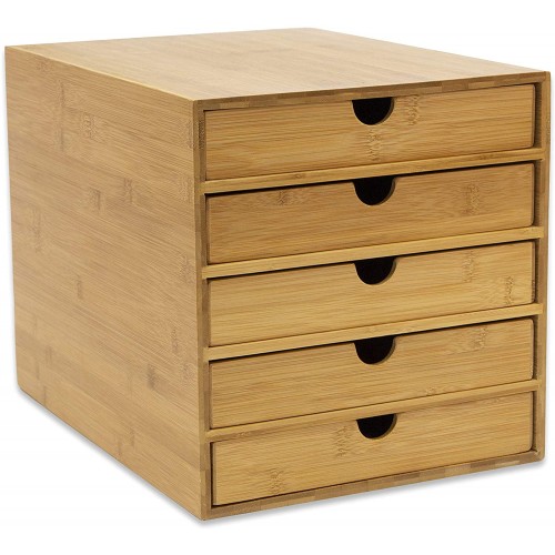 Bamboo 5 Draw Paper Sorter