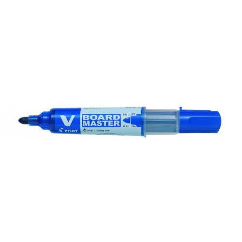 Begreen Recycled Refillable Whiteboard Markers Bullet Blue x 10