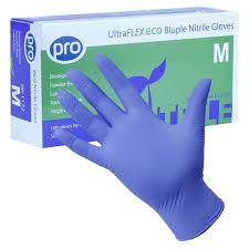 Biodegradable Blue/Purple Nitrile Gloves latex and powder free 10 x boxes 100 gloves. small, medium, large and extra large.