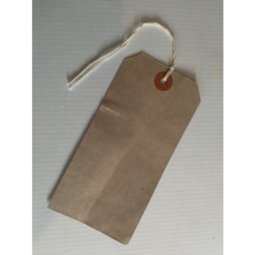 Recycled Brown Strung Tags 135x65 pack 100