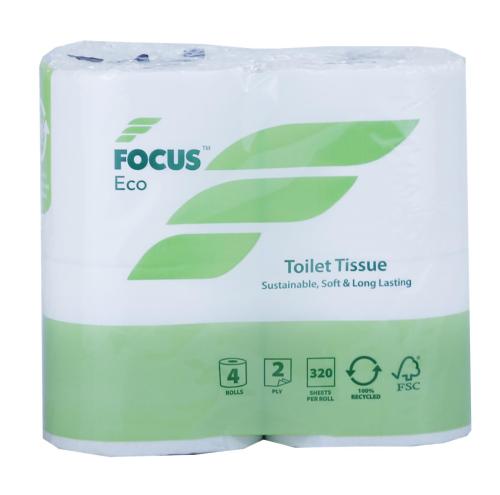 Ecoroll 2 ply Recycled Toilet Rolls 320 sheets x 36 rolls