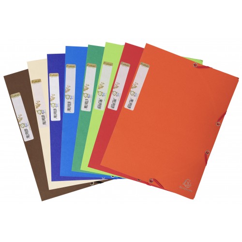 Forever 100% recycled A4 elasticated folders 2 Tone x 25