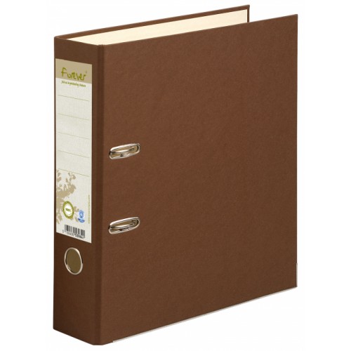 Forever Lever Arch Files Chocolate x 10