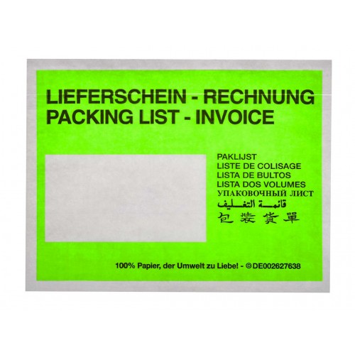 Paper Cellulose Document Enclosed Wallets A6 x 250
