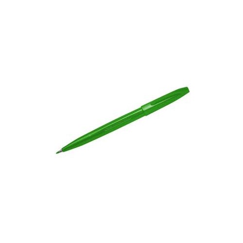 Pentel Sign Pen Fibre Tip Green (Pack of 12