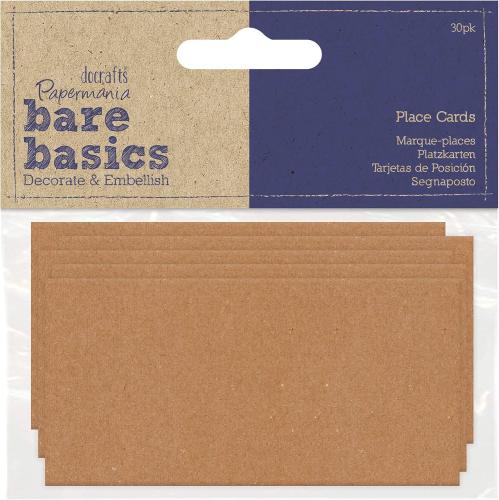 Recycled Kraft Place Cards 50x100mm pack of 30