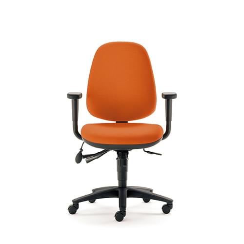 SOLAR CHAIR H-BACK IND MECH S-SLIDE ADJ ARMS SOL7MB COLOUR: SOL7MB