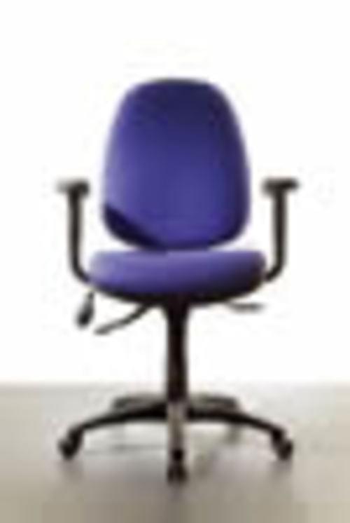 SOLAR CHAIR H-BACK SYNCHRO MECH SEAT SLIDE  SOL4SB  COLOUR: SOL4SB