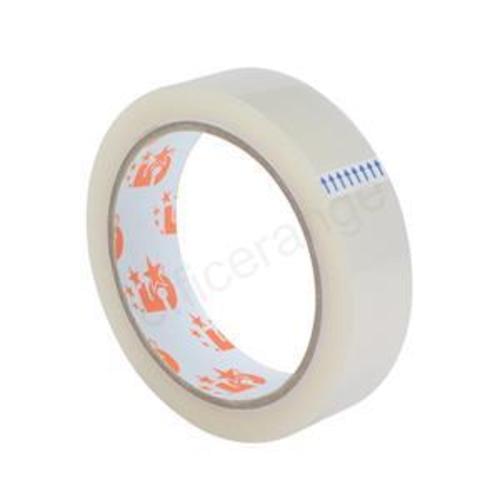 25MM X 66M POLYPROPYLENE CLEAR TAPE PACK OF 6