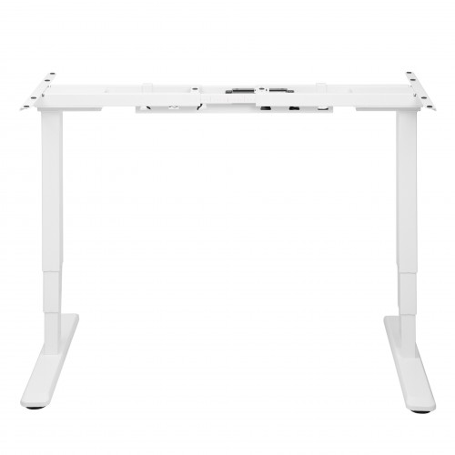 Electric Standing Desk Frame w/Dual motors, 3 Memory Pre-sets, 62-128cm Height Adjustable-White