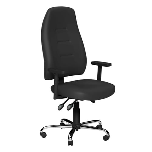 Operators Positura Swivel Chair, Black Vinl