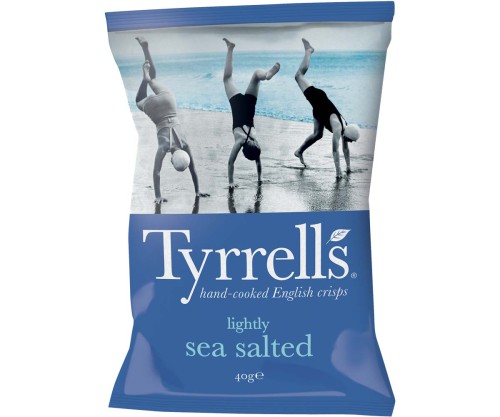 Tyrrells - Lightly Sea Salted - 24x40g PK24