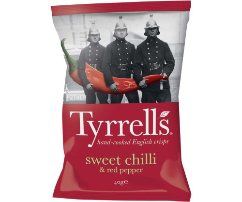 Tyrrells - Sweet Chilli & Red Pepper - 24x40g PK24