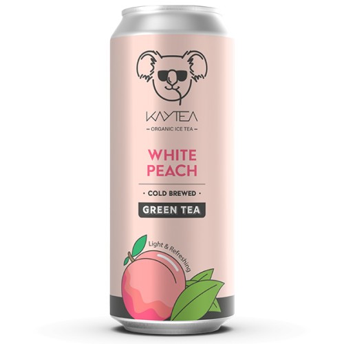 KAYTEA - Cold Brew Ice Tea - White Peach - 12x330ml PK12