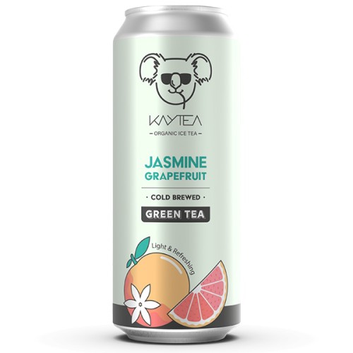 KAYTEA - Cold Brew Green Tea - Jasmine Grapefruit - 12x330ml PK12