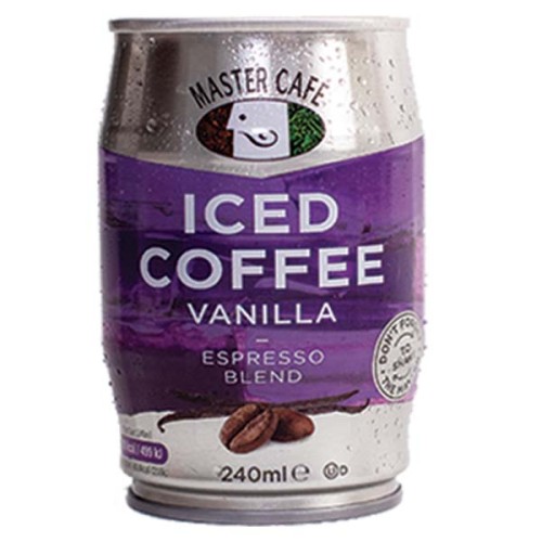 Master Cafe - Iced Coffee - Vanilla - 24x240ml PK24