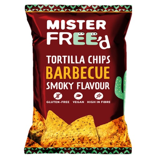 Mister Freed Tortilla Chips - Barbecue - 12x40g PK12